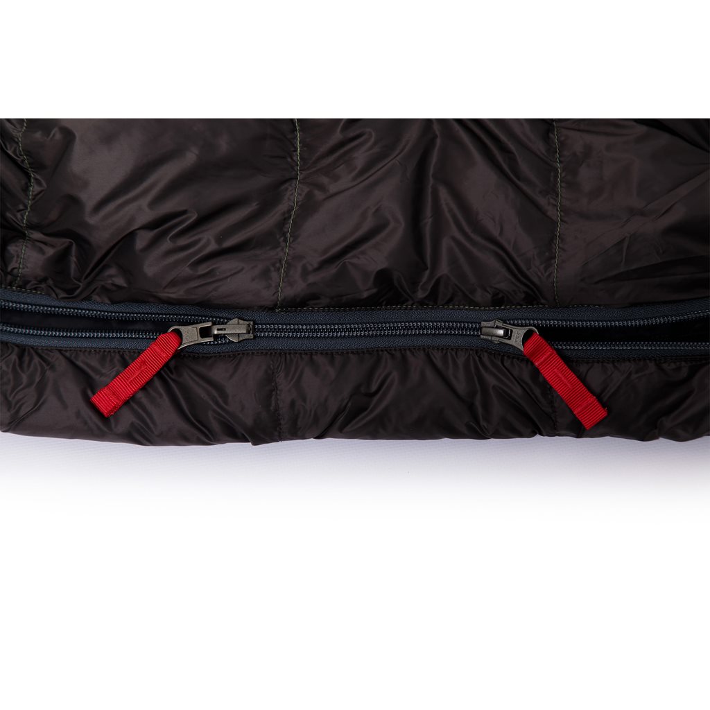Spacák péřový VIKING 600 WIDE MODRO-ČERNÝ vel.195cm PRAVÝ