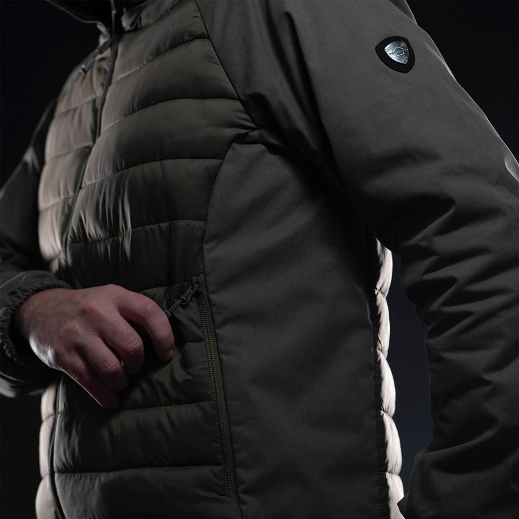 Bunda NEUTRON HYBRID Primaloft® RAL 7013 vel. 4XL