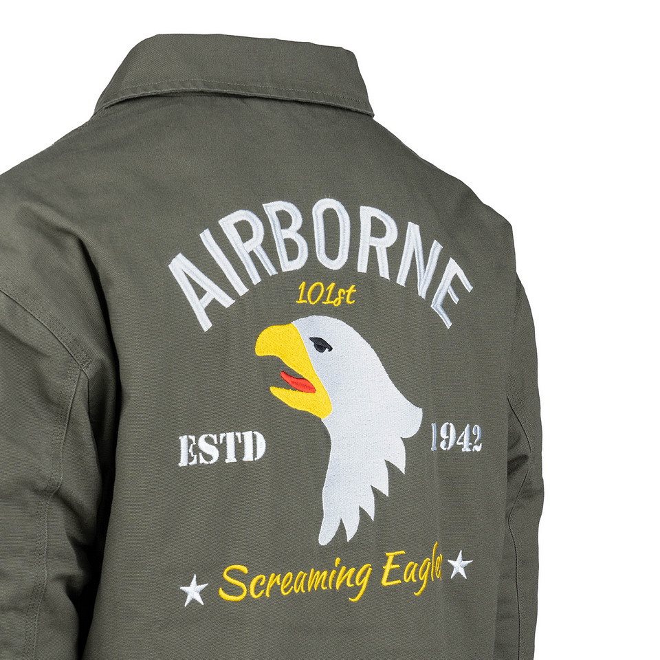 Bunda HERITAGE AIRBORNE s výšivkou ZELENÁ