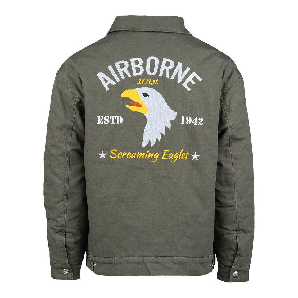Bunda HERITAGE AIRBORNE s výšivkou ZELENÁ