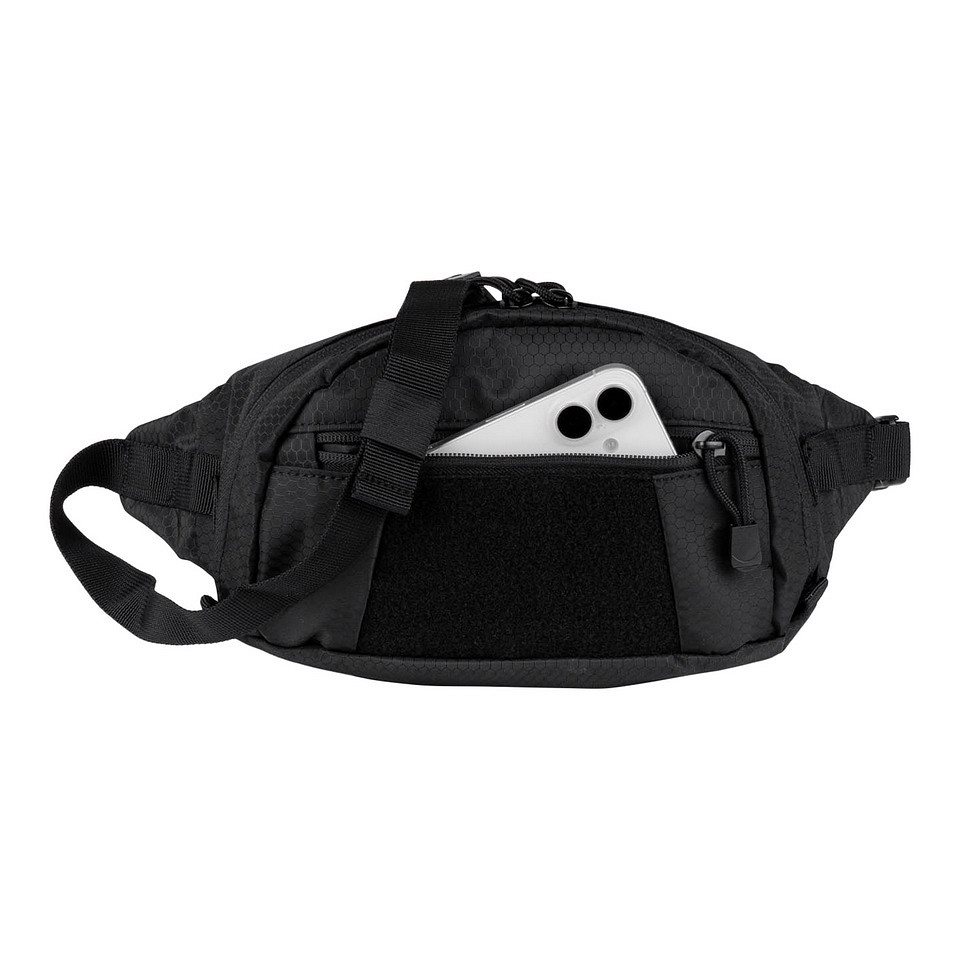 Ledvinka HEXAGON FANNY s velcro ČERNÁ