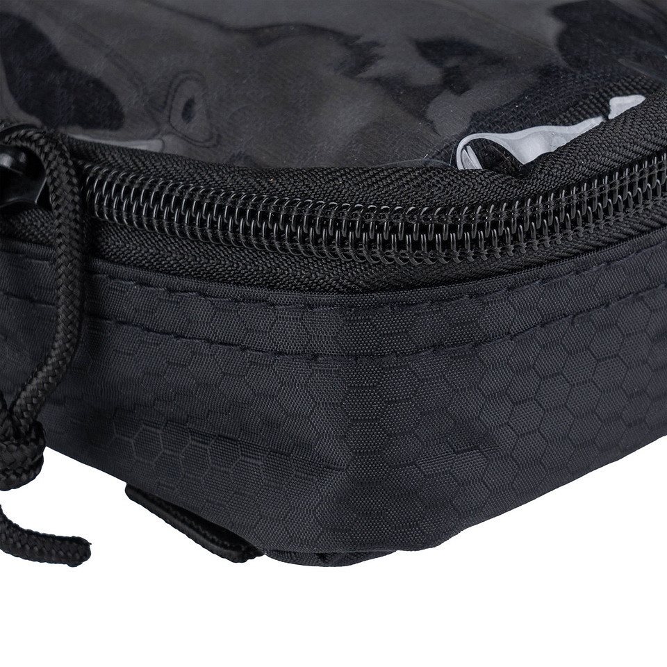 Pouzdro HEXAGON ORGANIZER průhledné malé ČERNÉ