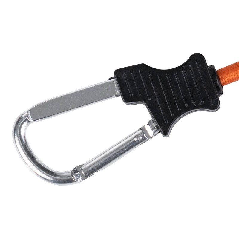 Gumicuk 60 cm s karabinami 2 kusy ORANŽOVÝ