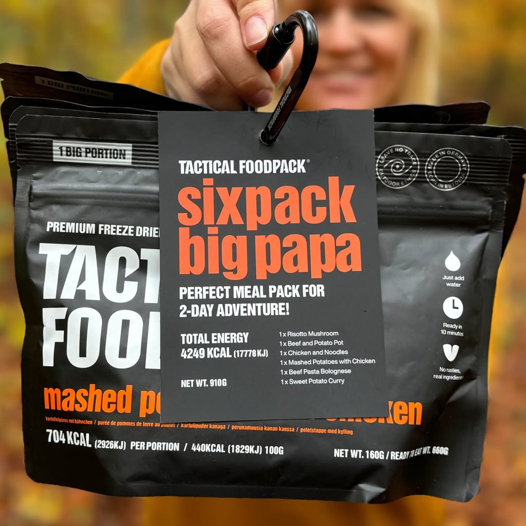 Jídlo dehydrované 6 porcí SIXPACK BIG PAPA