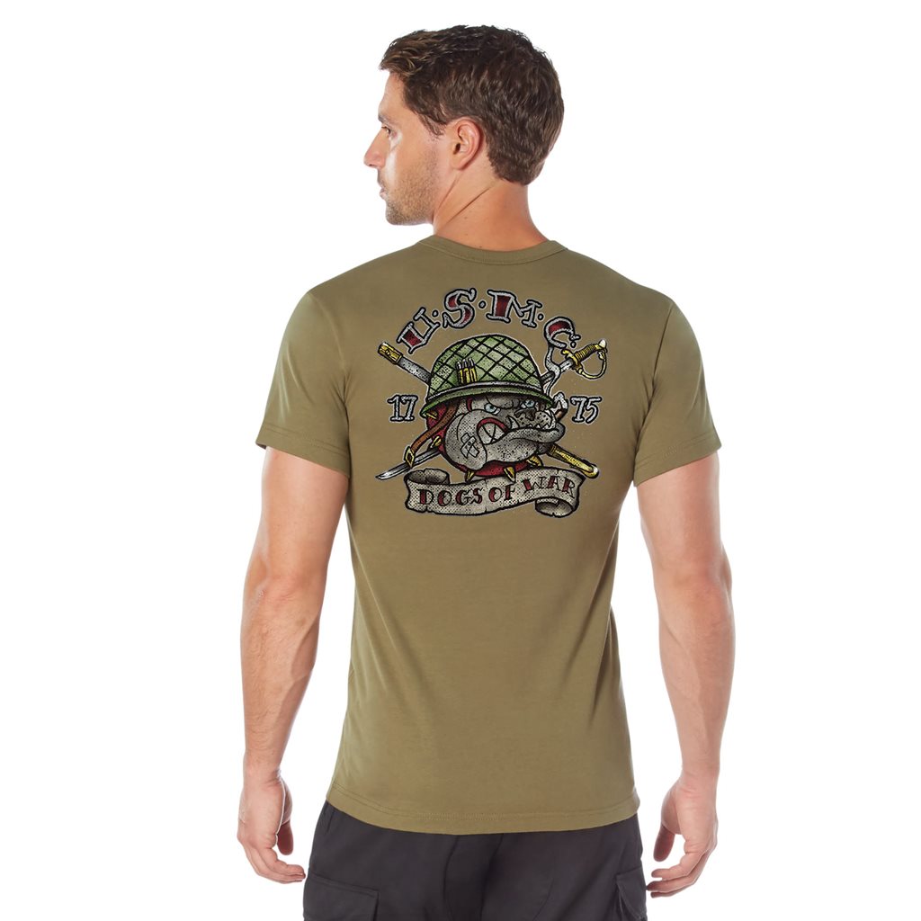 Triko USMC DOGS OF WAR COYOTE vel. XL