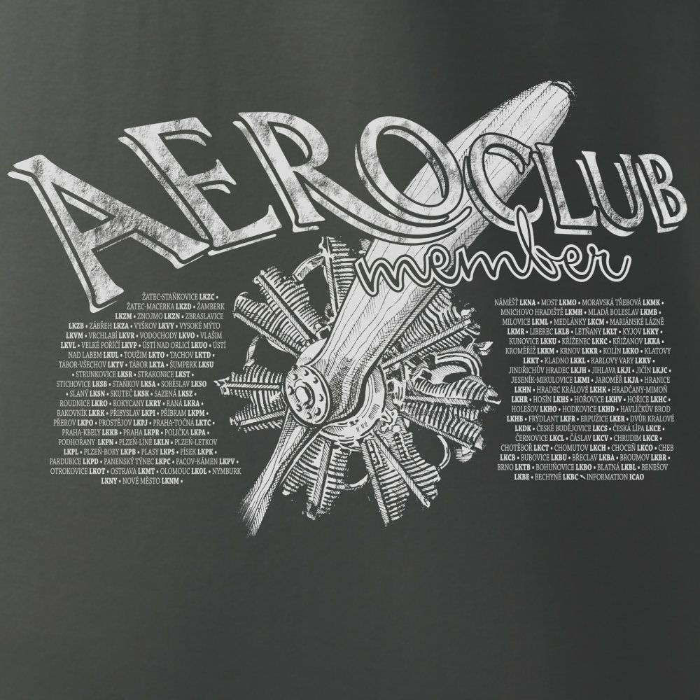 Triko AEROCLUB ŠEDOMODRÉ vel. 3XL