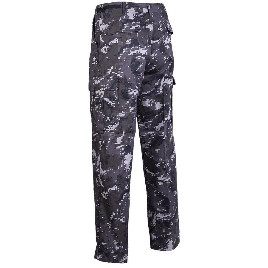 Kalhoty US BDU typ RANGER BLACK DIGITAL vel. XL