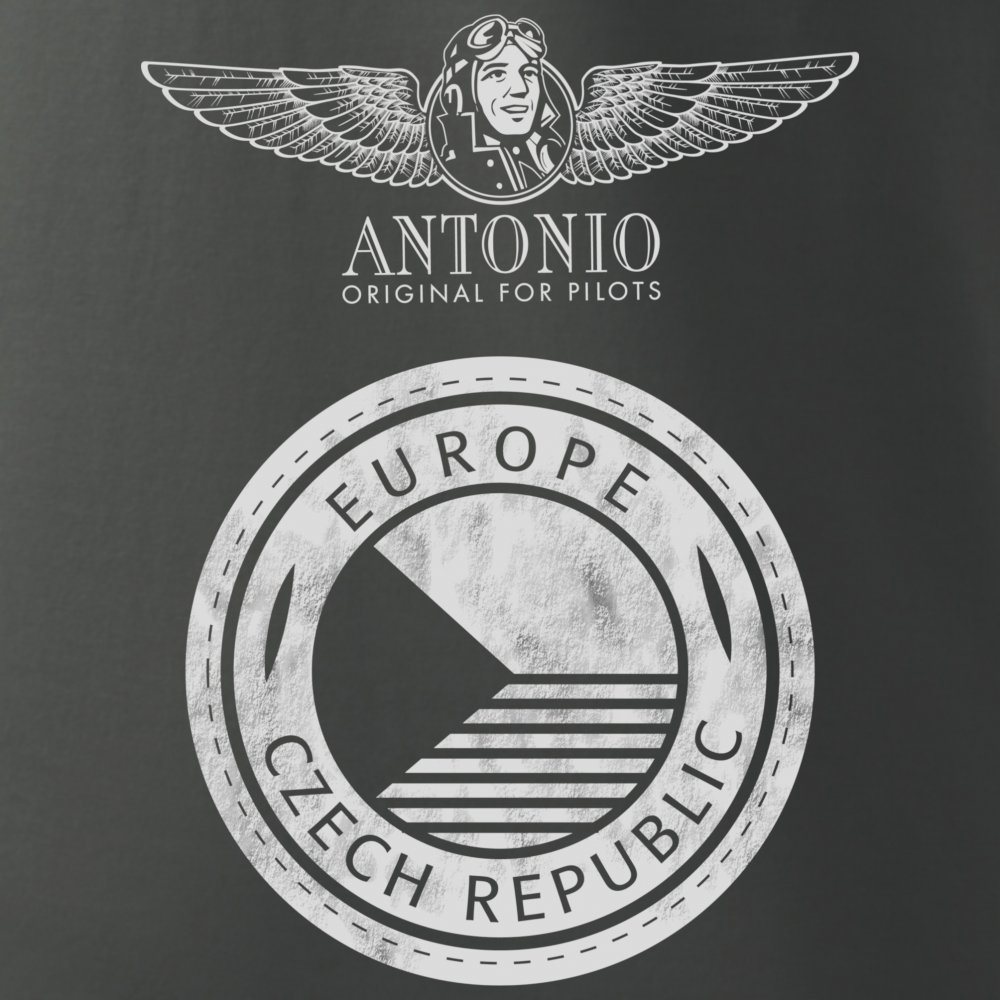 Triko AEROCLUB ŠEDOMODRÉ vel. M