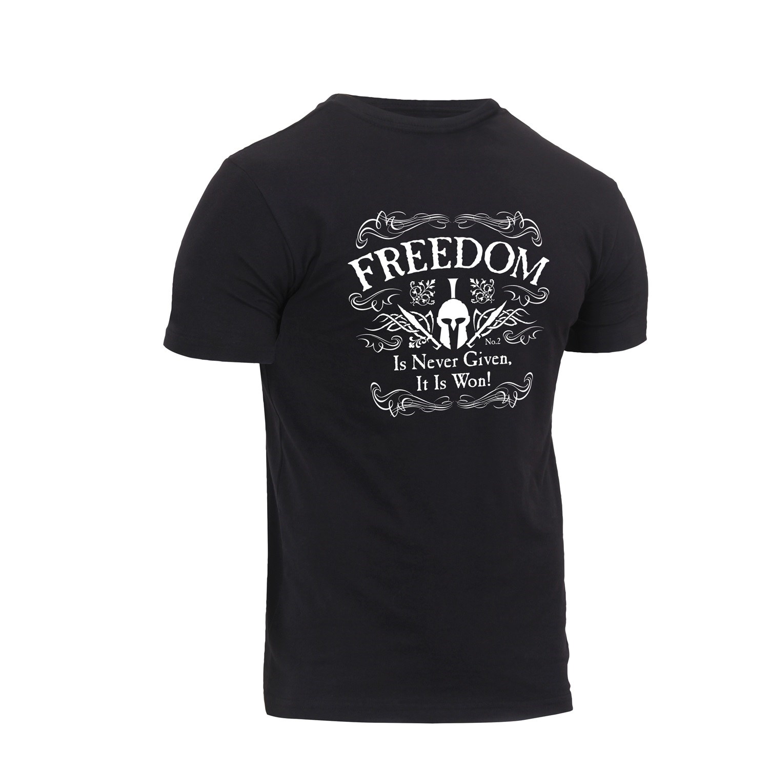 Triko ATHLETIC FIT FREEDOM krátký rukáv ČERNÉ vel. L