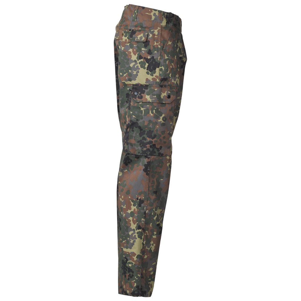 Kalhoty polní BW TL německé maskovaní FLECKTARN 5 barev vel. 12