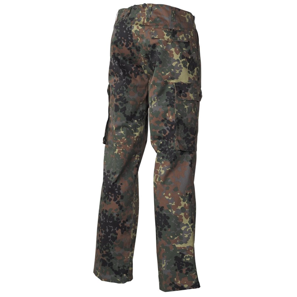 Kalhoty polní BW TL německé maskovaní FLECKTARN 5 barev vel. 16