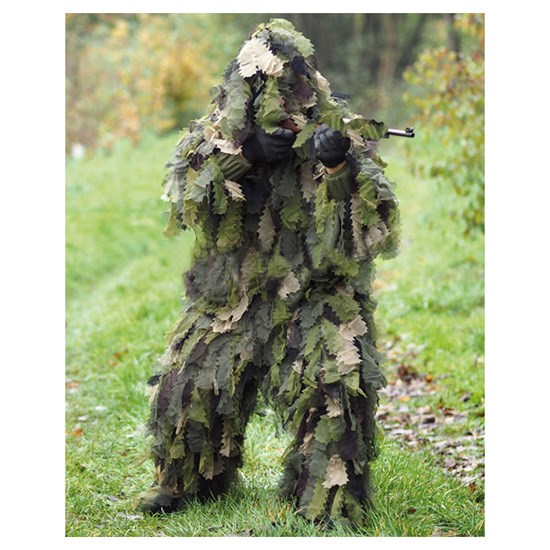 Převlek maskovací GHILLIE SUIT OAK LEAF 3D WOODLAND vel. M-L