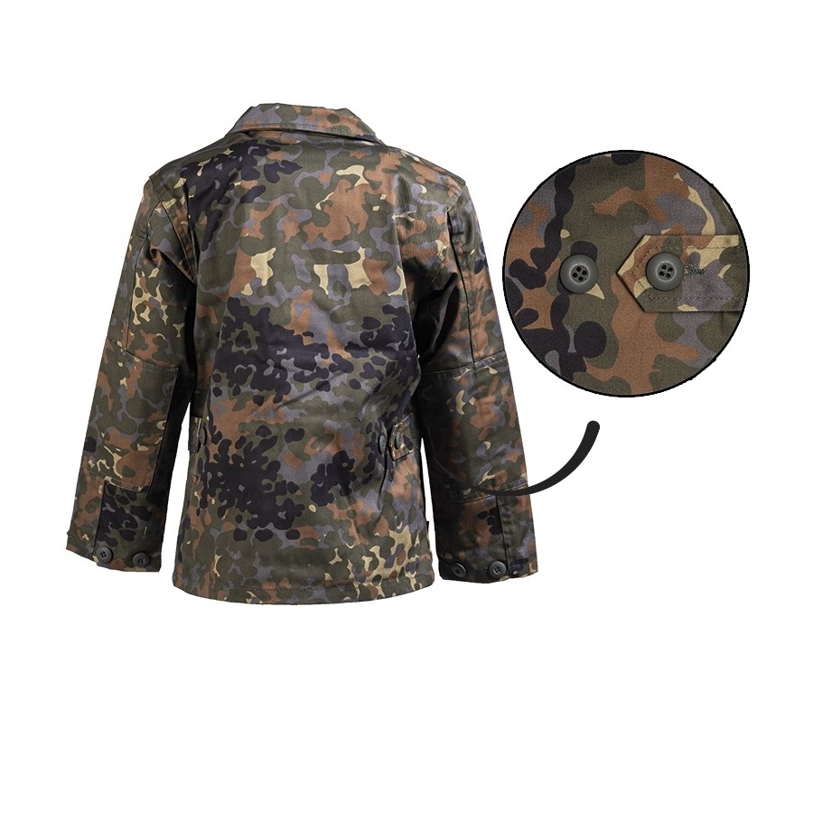 Blůza dětská US typ BDU polní FLECKTARN vel. XS