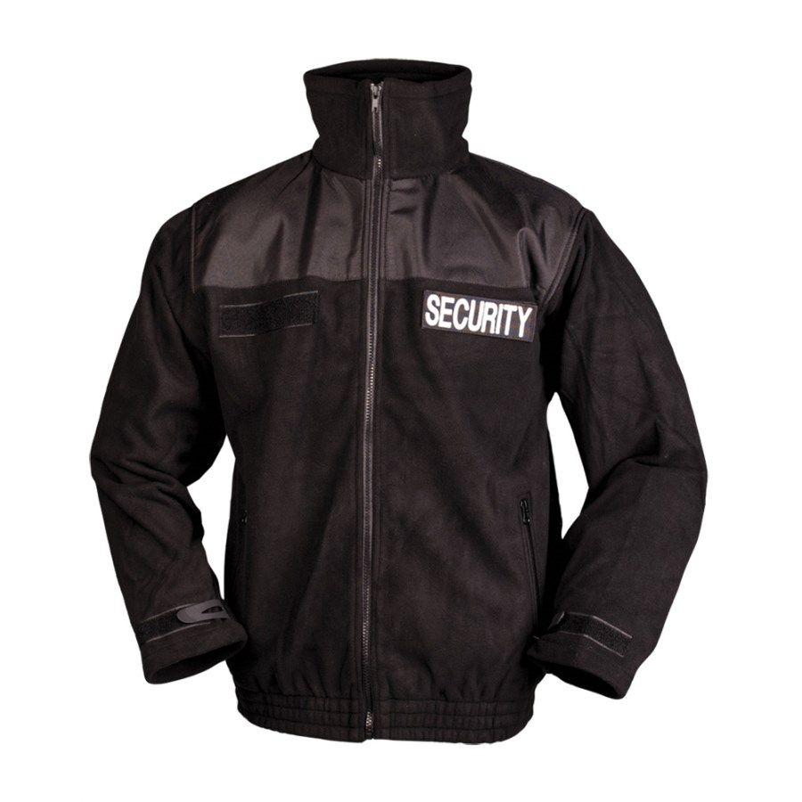 Bunda SECURITY fleece ČERNÁ vel. XL