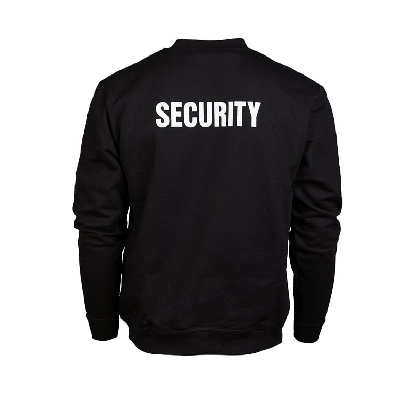 Mikina s nápisem SECURITY ČERNÁ vel. S