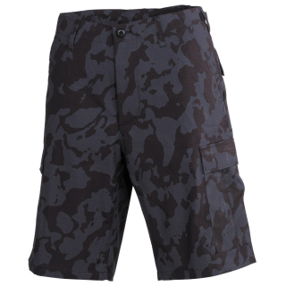 Kraťasy US střih BDU rip-stop NIGHTCAMO vel. XXL