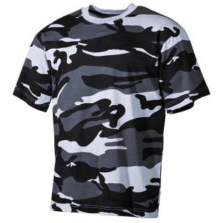 Triko kr.rukáv bavlněné US SKY BLUE CAMO vel. XL