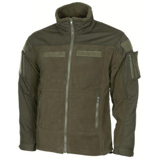 Bunda taktická fleece COMBAT ZELENÁ vel. L