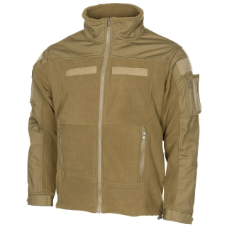 Bunda taktická fleece COMBAT COYOTE vel. XL