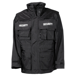 Bunda SECURITY nepromokavá ČERNÁ vel. S