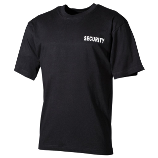 Triko SECURITY krátký rukáv ČERNÉ vel. XXL