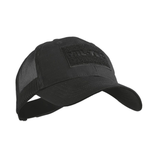 Čepice baseball TRUCKER se síťkou ČERNÁ