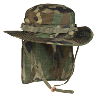 Klobouk JUNGLE s límcem rip-stop WOODLAND vel. S