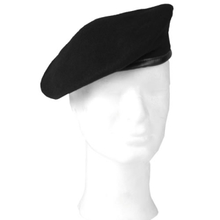Baret IMPORT ČERNÝ vel. 57