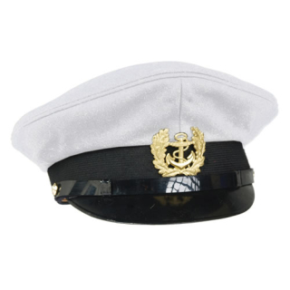 Čepice MARINE s odznakem BÍLÁ vel. 56