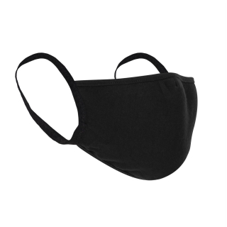 Rouška 3vrstvá ČERNÁ vel. L-XL