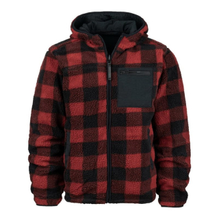 Bunda oboustranná SHERPA SOFTSHELL ČERNO/ČERVENÁ vel. XXL