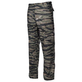 Kalhoty US střih BDU rip-stop TIGER STRIPE CAMO vel. S