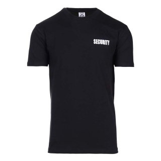 Triko krátký rukáv 2 nápisy 'SECURITY' ČERNÉ vel. 5XL