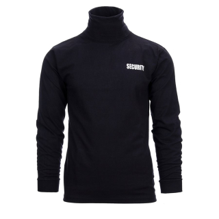 Triko SECURITY rolák s dlouhým rukávem ČERNÉ vel. 5XL