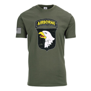 Triko 101st AIRBORNE ZELENÉ vel. XL