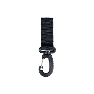 Popruh MODULAR 50mm s plastovou karabinkou ČERNÝ