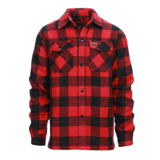 Košile DŘEVORUBECKÁ flanelová ČERVENOČERNÁ vel. 3XL