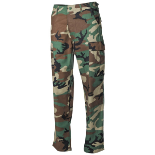 Kalhoty US střih BDU rip-stop WOODLAND vel. XL