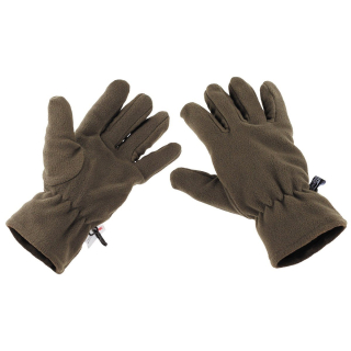 Rukavice prstové fleece Thinsulate™ ZELENÉ vel. S