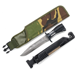 Bajonet britský SA80 REPRO + pouzdro DPM