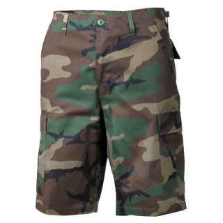 Kraťasy US střih BDU boční kapsy WOODLAND vel. L