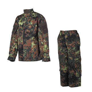 Komplet dětský maskovaný střih ACU FLECKTARN vel. S