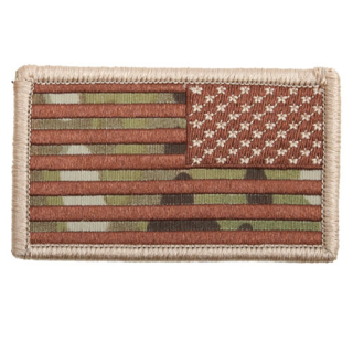 Nášivka USA vlajka reverzní 4,5 x 8,5 cm MULTICAM®
