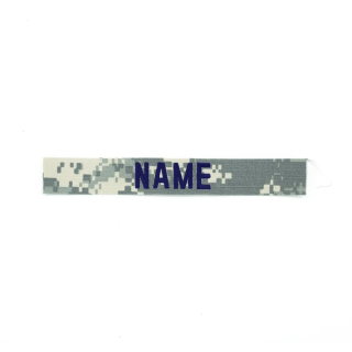 Nášivka jmenovka "NAME" 12,5 cm modrá nit VELCRO ACU DIGITAL