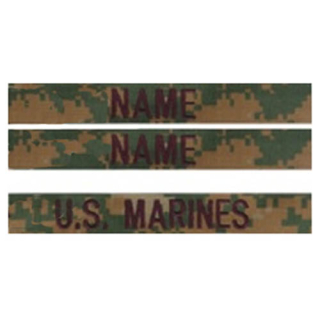 Nášivky U.S. MARINES sada 3 ks MARPAT WOODLAND