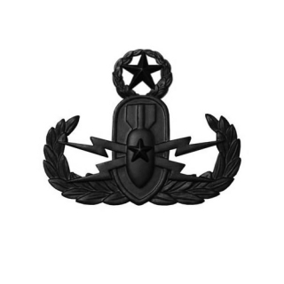 Odznak US EXPLOSIVE ORDANCE DISPOSAL - Master - ČERNÝ