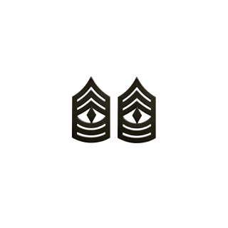 Odznak hodnostní USMC - 1stSgt. - ČERNÝ