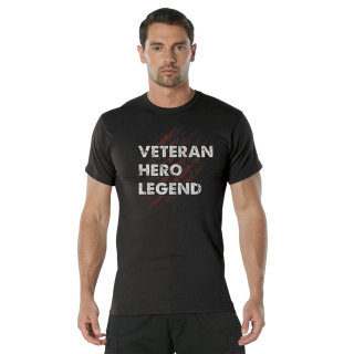 Triko VETERAN HERO LEGEND ČERNÉ vel. L