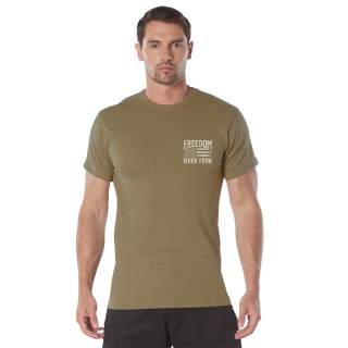 Triko FREEDOM OVER FEAR COYOTE vel. XL