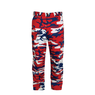 Kalhoty BDU RED WHITE BLUE CAMO vel. 3XL